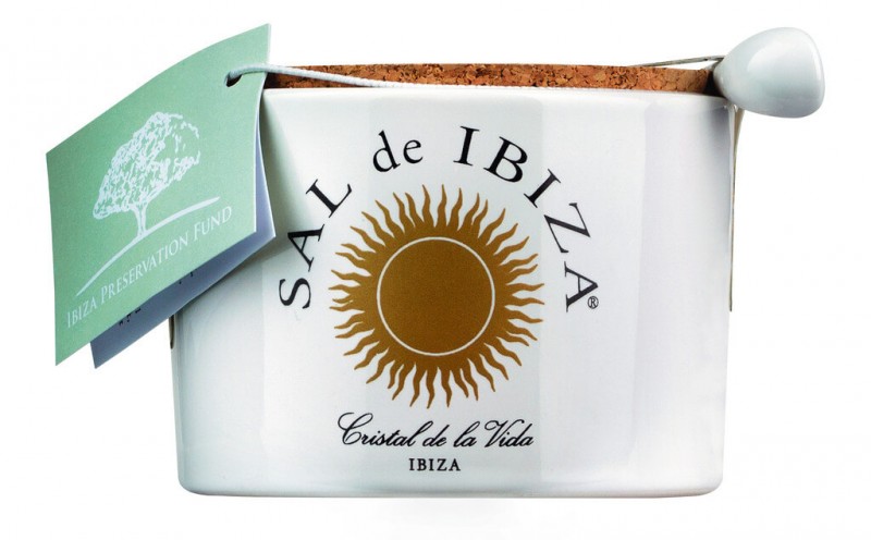 Flor de Sal - Isla Blanca, Flor de Sal com Ervas de Ibiza, Sal de Ibiza - 140g - Pedaco Flor de Sal - Isla Blanca, Flor de Sal com Ervas de Ibiza, Sal de Ibiza - 140g - Pedaco