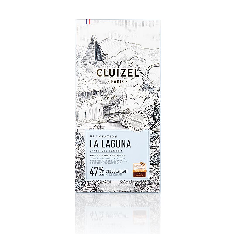 Cioccolato di piantagione La Laguna 47% latte, Michel Cluizel (12122) - 70 g - scatola