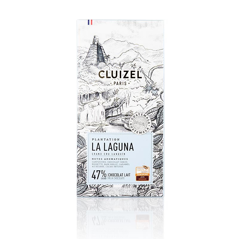 Plantation sukkuladhi La Laguna 47% mjolk, Michel Cluizel (12122) - 70g - kassa