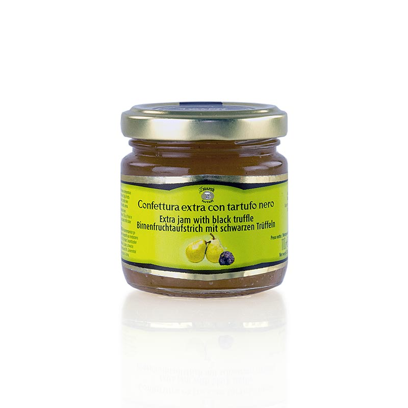 Trüffel-Fruchtaufstrich, Birne Sommertrüffel, Zigante Tartufi - 110 g - Glas Trüffel-Fruchtaufstrich, Birne Sommertrüffel, Zigante Tartufi - 110 g - Glas