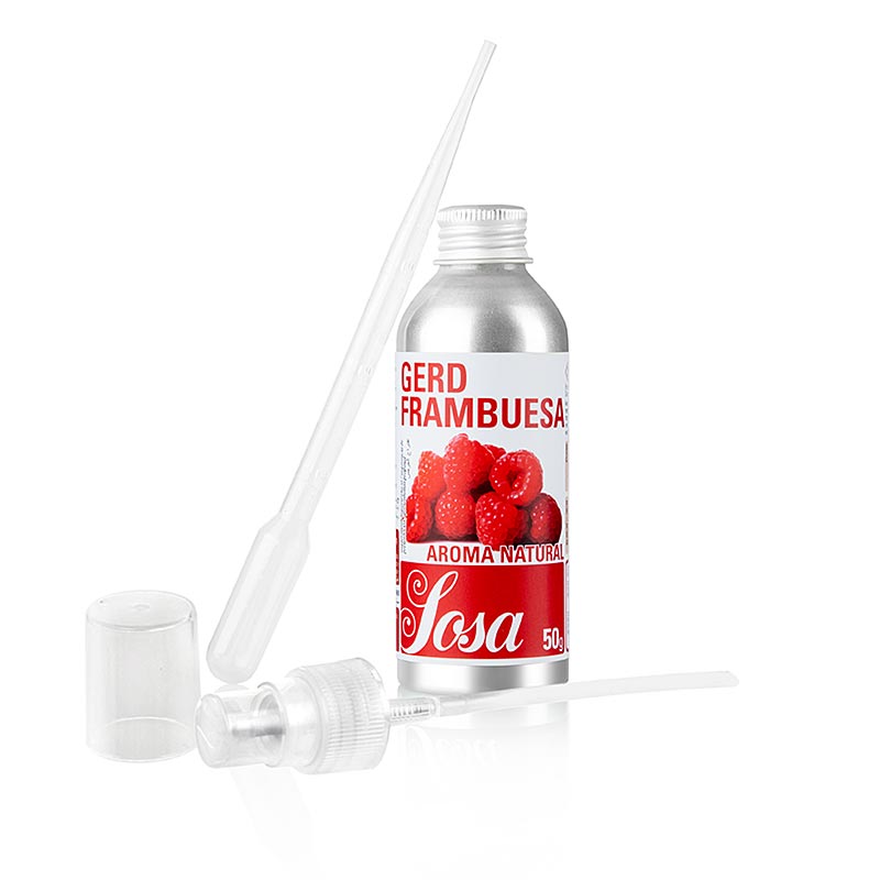 SOSA Aroma Raspberry Alami, cair (46010094) - 50 gram - botol aluminium