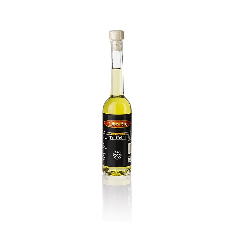 CIBO BOS Olivenöl mit schwarzem Trüffelgeschmack (Trüffelöl) - 100 ml - Flasche CIBO BOS Olivenöl mit schwarzem Trüffelgeschmack (Trüffelöl) - 100 ml - Flasche