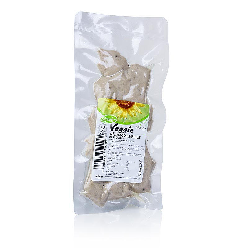 Hähnchenbrustfilet Stücke, vegan, Vantastic Foods - 300 g - Beutel Hähnchenbrustfilet Stücke, vegan, Vantastic Foods - 300 g - Beutel