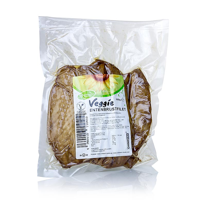 Entenbrustfilet Stücke, vegan, Vantastic Foods - 500 g - Beutel Entenbrustfilet Stücke, vegan, Vantastic Foods - 500 g - Beutel