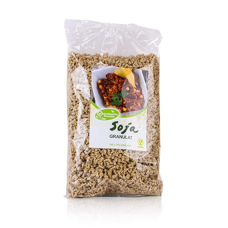 Soja Granulat, vegan, Vantastic Foods - 500 g - Beutel Soja Granulat, vegan, Vantastic Foods - 500 g - Beutel