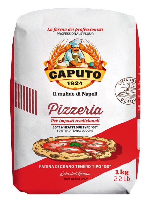 Pizzeria, hvetemel type 00, Caputo - 1000 g - pakke