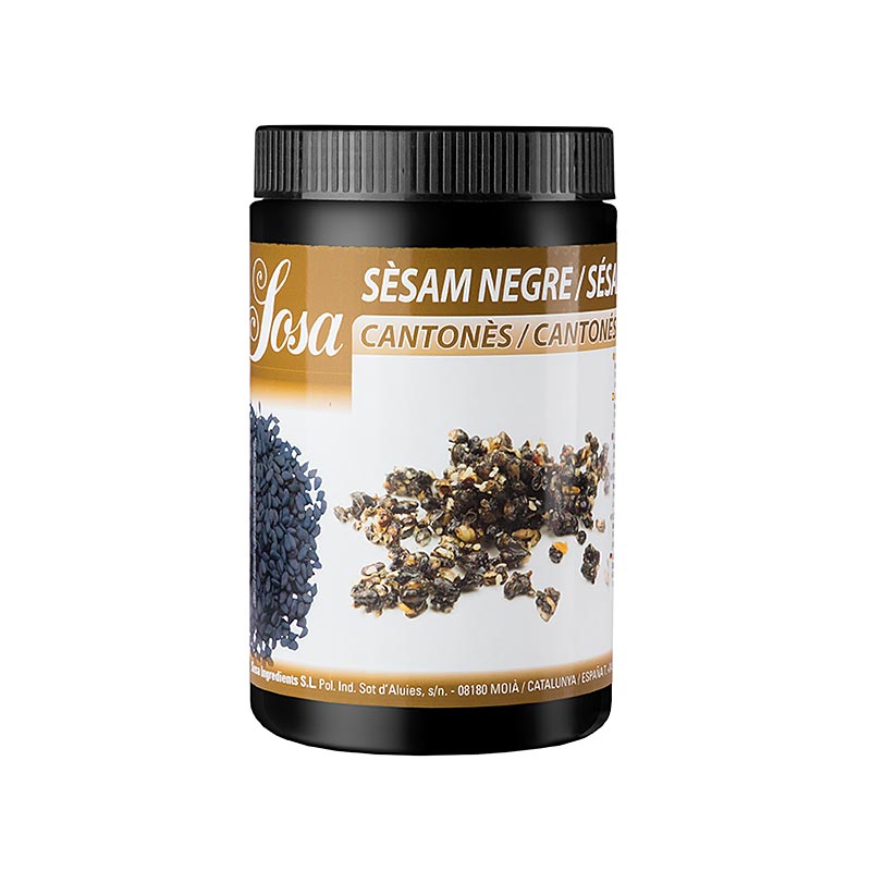 Sosa karamelliserad sesam, svart, kantonesisk - 600 g - Pe kan