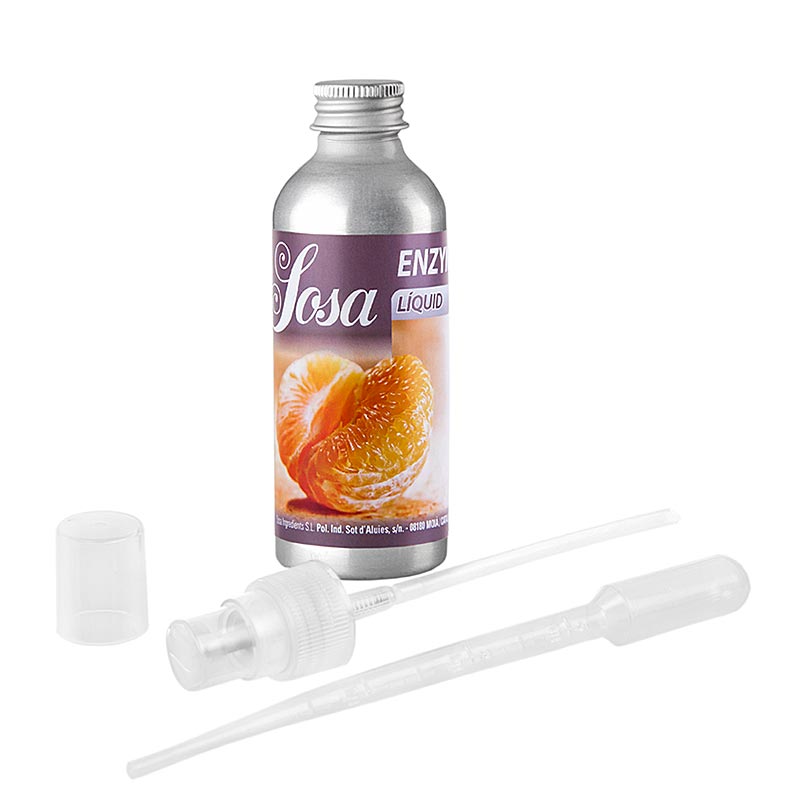 Enzymatisk skallfjerner for sitrusfrukter, Sosa - 50 g - aluminiumsflaske