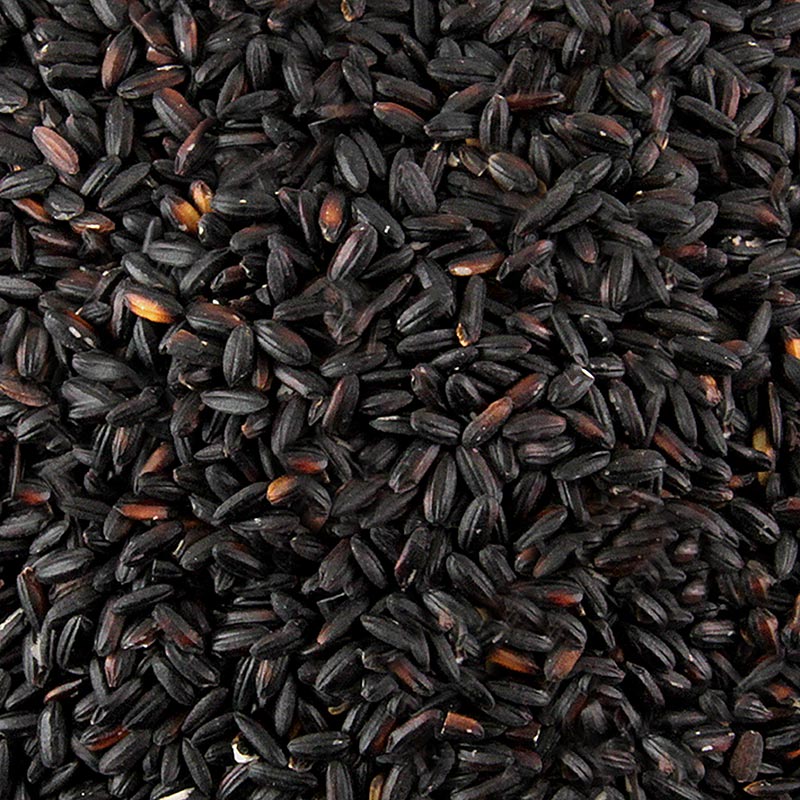 Black Rice (Black Cargo Rice, Rice Berry) Royal Thai - 1 kg - vaska