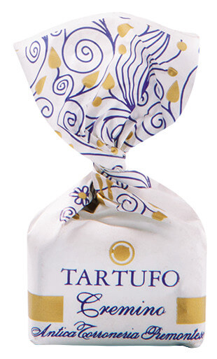 Tartufi dolci cremino, trufas de chocolate com creme de gianduia, bolsa, Antica Torroneria Piemontese - 200g - bolsa