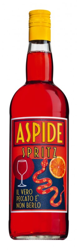 Aperitivo Aspide Spritz, bebida de aperitivo, Silvio Carta - 1 litro - Botella