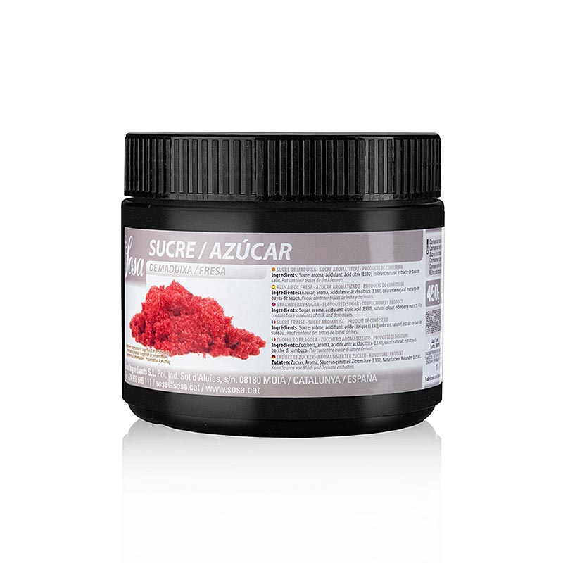 Zucchero Sosa al gusto di fragola (39298) - 450 g - Pe puo