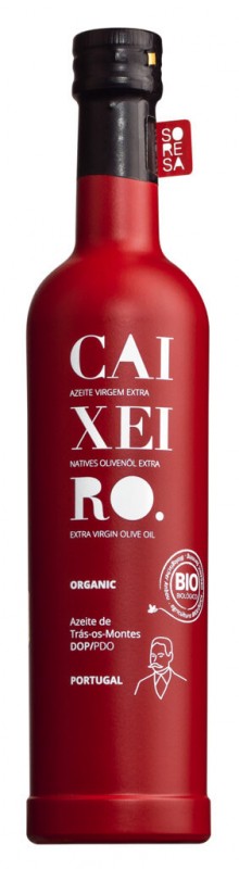 Caixeiro Organic DOP, Caixeiro extra virgin olivenolje, oekologisk, Soresa - 500 ml - Flaske