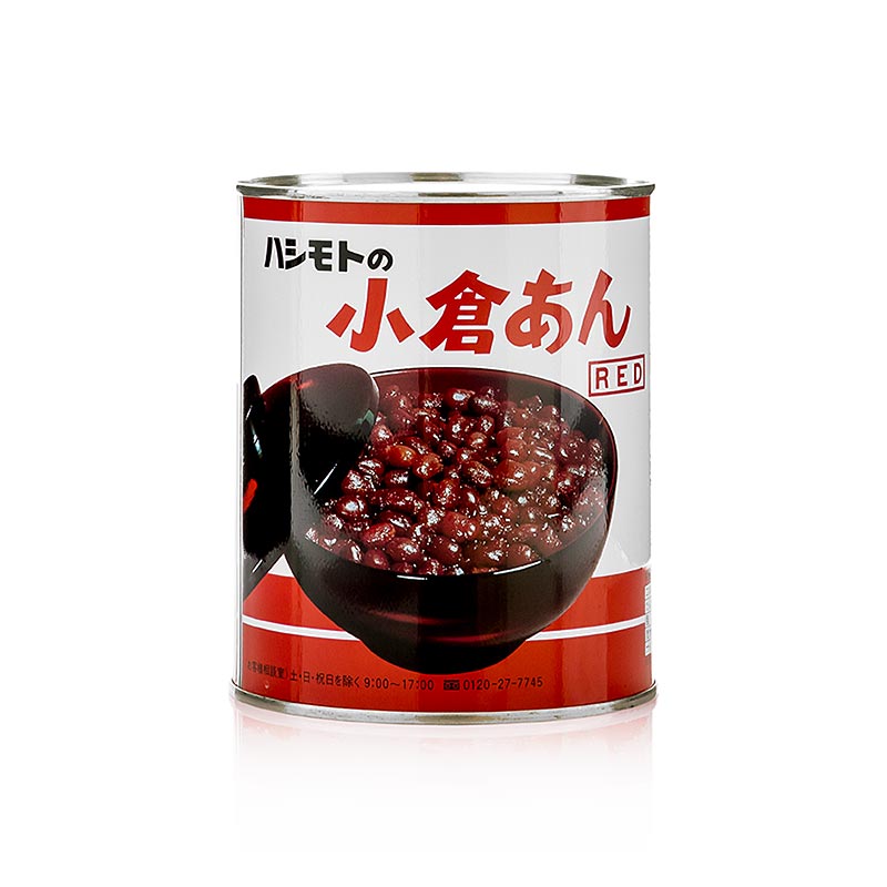 Mongetes vermelles, ensucrades, Hashimoto Ogura - 1 kg - llauna