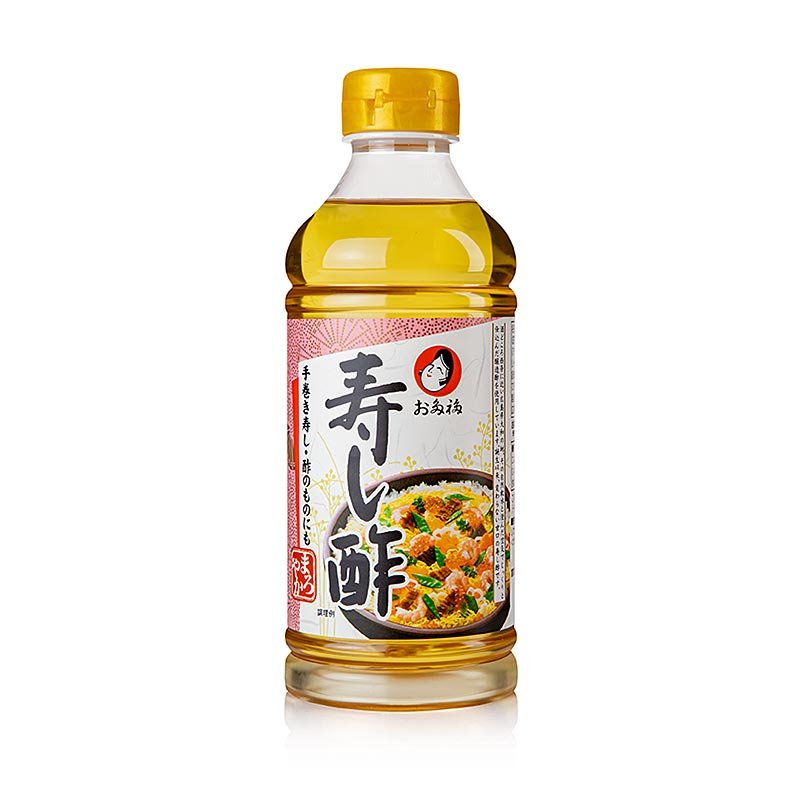 Condimento para sushi, condimento ligero de vinagre de arroz con sal y azucar, Otafuku - 500ml - Botella