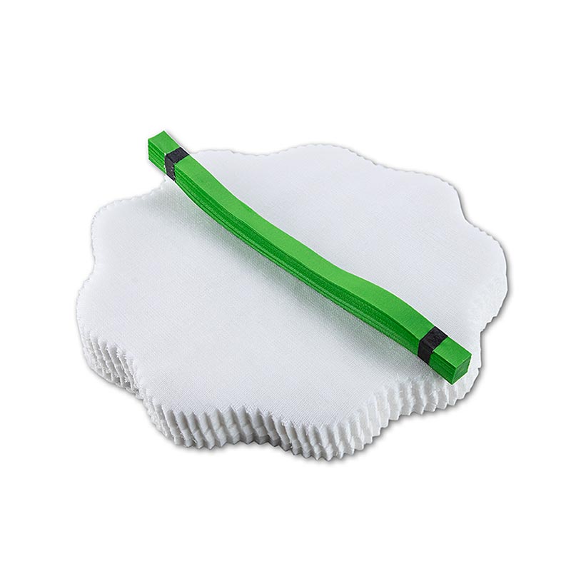 The Original Lemon Wraps, branco, com gravata verde - 100 pedacos - bolsa The Original Lemon Wraps, branco, com gravata verde - 100 pedacos - bolsa