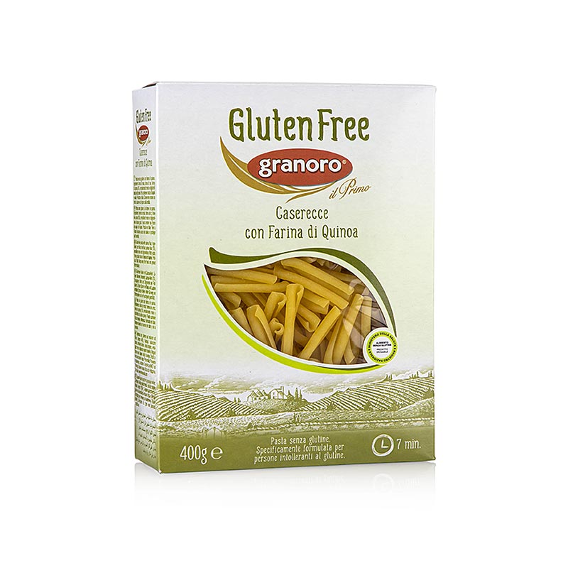 Granoro Casarecce, com quinoa, sem gluten, No. 475 - 400g - bolsa Granoro Casarecce, com quinoa, sem gluten, No. 475 - 400g - bolsa
