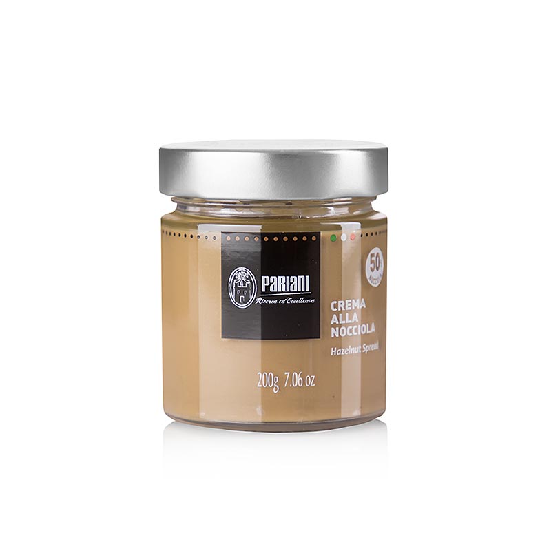 Crema de avellanas, Pariani - 200 gramos - Vaso