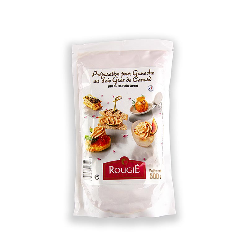 Ganache dengan bebek foie gras 50%, Rougie - 500 gram - tas