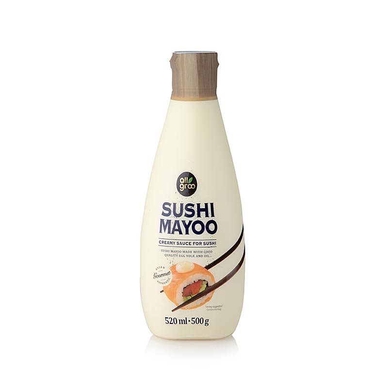 Sushi Mayoo - molho cremoso para sushi (maionese), Allgroo - 520ml - Garrafa PE