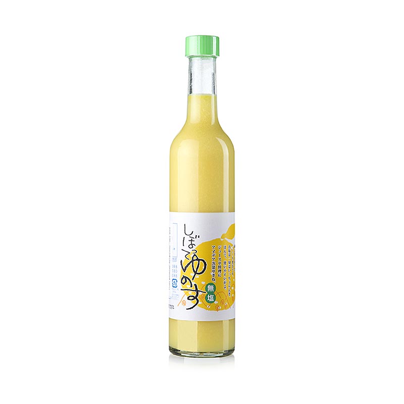 Ferskur Yuzu Juice Shibotte, 100% sitrusavaxtasafi - 500ml - Flaska