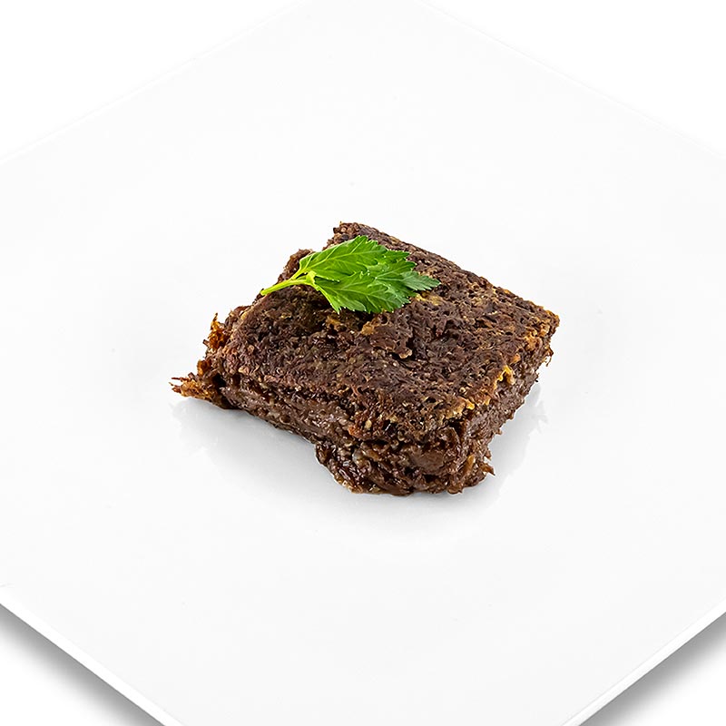 Sous-vide terrine laget av pulled beef, foodVAC - 170 g - vakuum