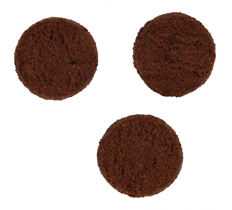 Frolla n.1 cioccolato Grand Cru e Fior di Sale, biskuit shortcrust dengan coklat dan fleur de sel, Pintaudi - 160 gram - mengemas