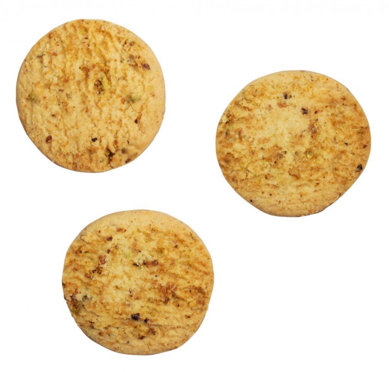 Rodadas de biscoitos de pistache, biscoitos com pistache, Cartwright e Butler - 200g - pacote