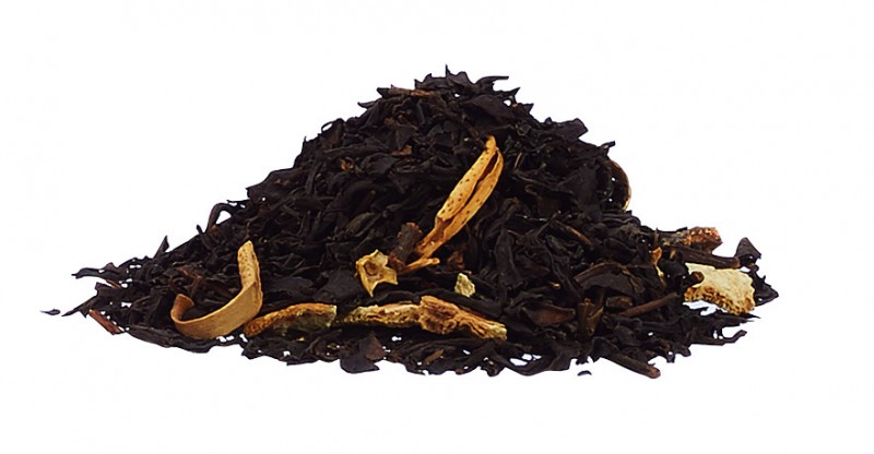 Fior di Zagara, teh hitam dengan bunga jeruk, La Via del Te - 100 gram - Bisa