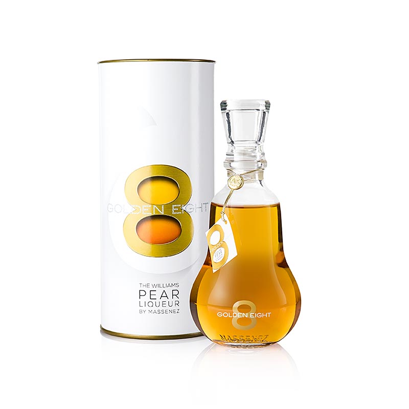 Liquore di pere Williams Golden Eight Massenez, 25% vol. - 200 ml - Bottiglia Liquore di pere Williams Golden Eight Massenez, 25% vol. - 200 ml - Bottiglia