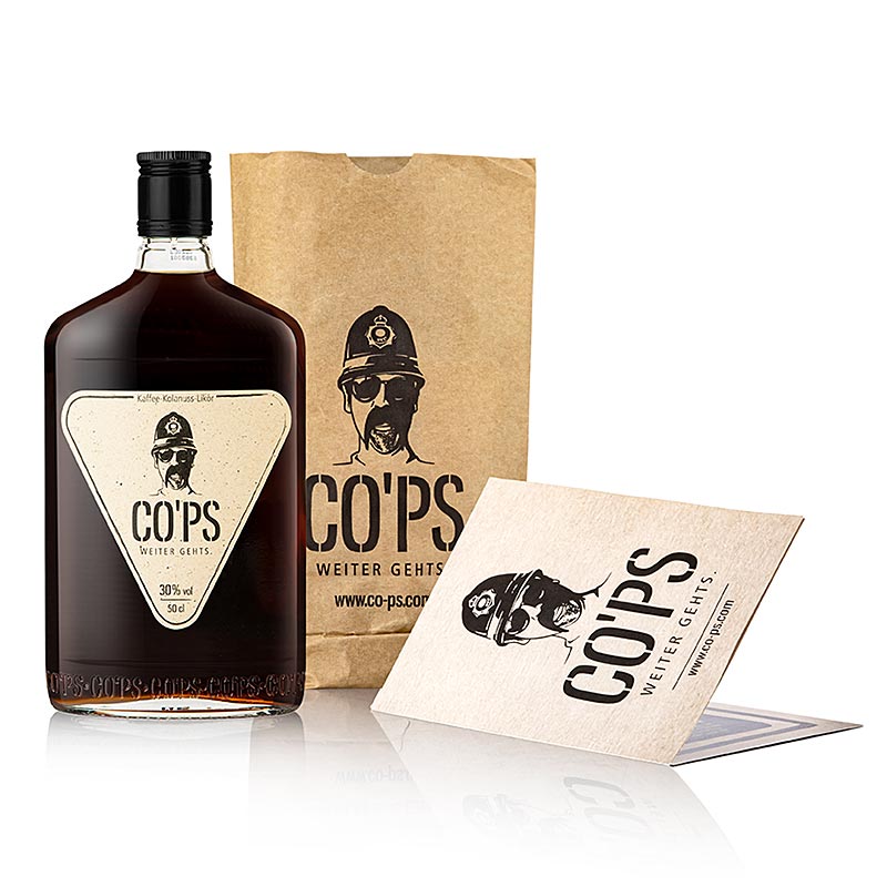 CO`PS - licor de cafe y nuez de cola, 30% vol. - 500ml - Botella