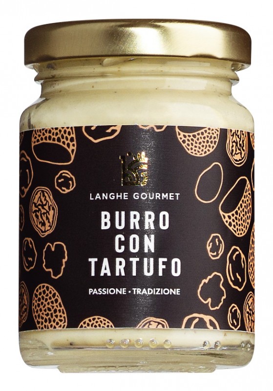 Burro al tartufo, manteiga clarificada com trufa de verao, Langhe Gourmet - 80g - Vidro