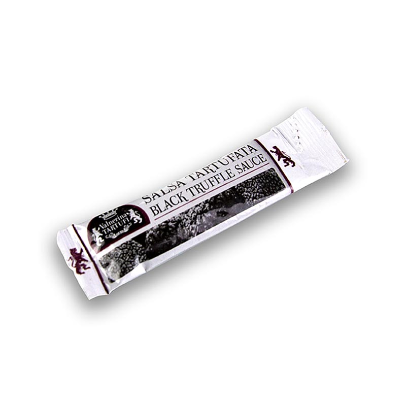 Molho de trufas, com trufas de verao, em saco de porcao, Valneria Tartufi - 12ml - bolsa