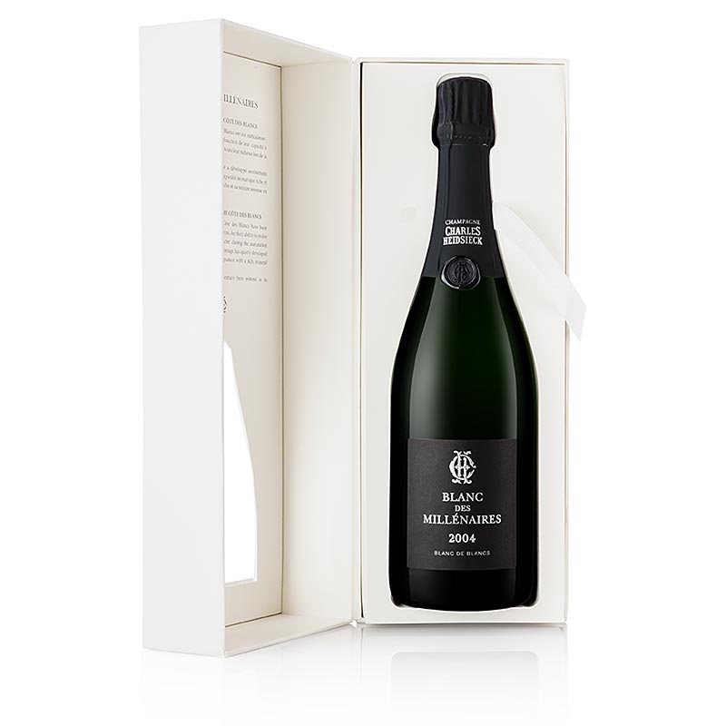 Champagne Charles Heidsieck 2004 Blanc des Millenaires, brut, 12 % tilavuus, GK - 750 ml - Pullo