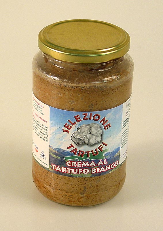 Creme de truffe, a la truffe blanche (tuber magnatum pico) Crema al Tartufo Bianco - 500g - Verre