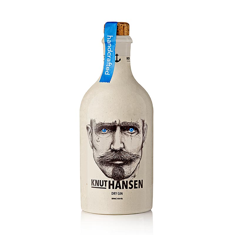 Knut Hansen Hamburg Dry Gin, 42 tilavuusprosenttia. - 500 ml - Pullo