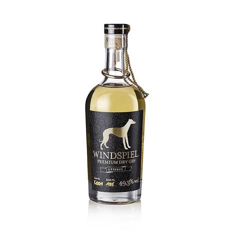 Windspiel - Gin di patate Reserve dell`Eifel, 49,3% vol., scatola di legno - 500ml - Bottiglia