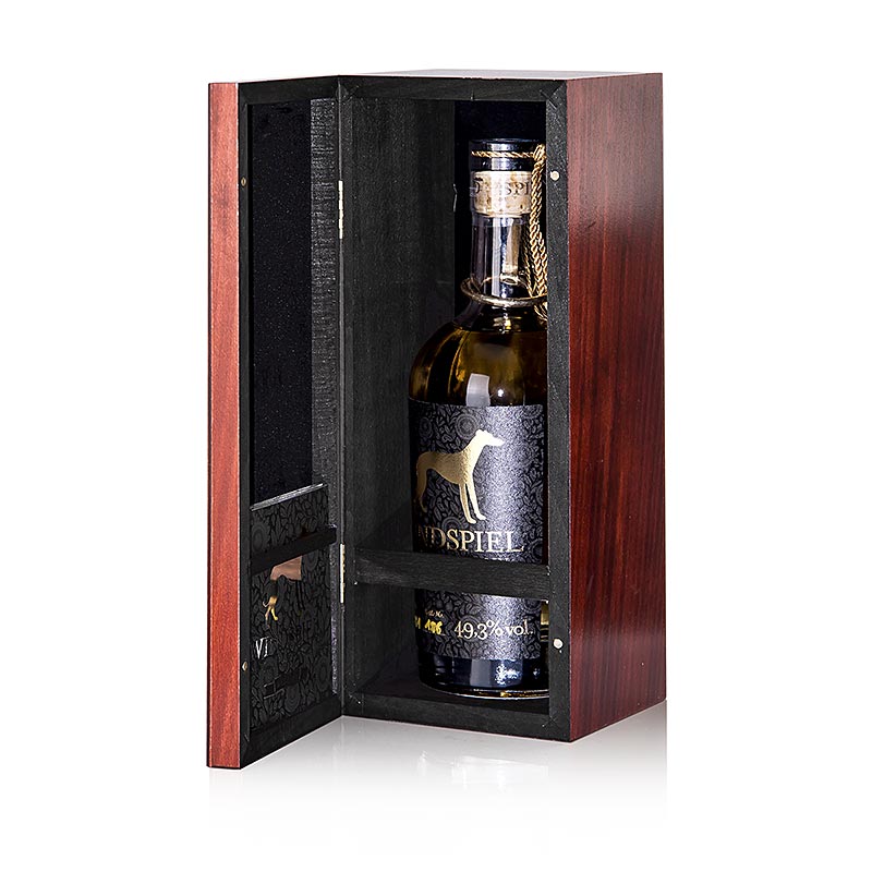 Windspiel - Peruna Gin Reserve Eifelista, 49,3 tilavuusprosenttia, puulaatikko - 500 ml - Pullo