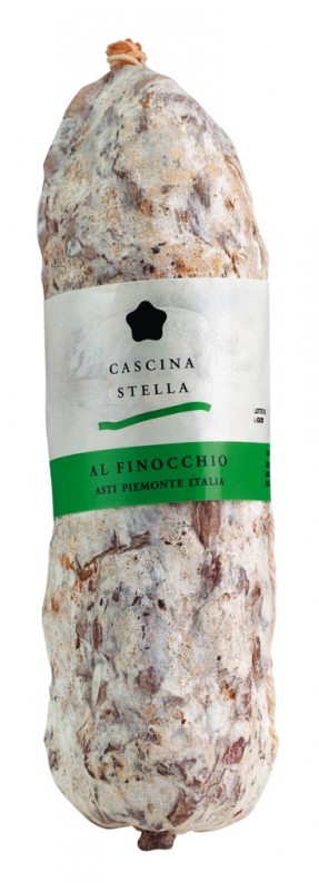 Turista al finocchio, salami amb fonoll, Cascina Stella - uns 375 g - kg