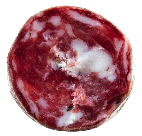 Salame punta di coltello, salame di maiale essiccato all`aria, Lovison - circa 700 gr - kg