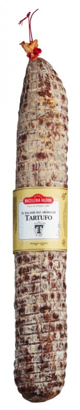 Salame all` aroma di Tartufo, gran riserva, salami dengan aroma truffle, Falorni - sekitar 2,2kg - kg Salame all` aroma di Tartufo, gran riserva, salami dengan aroma truffle, Falorni - sekitar 2,2kg - kg