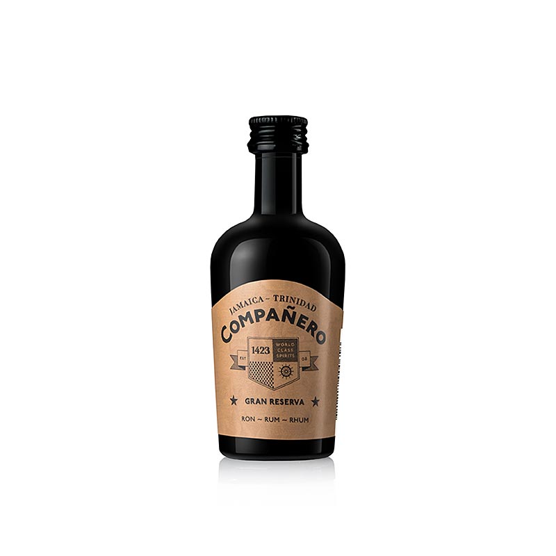 Rum Companero Gran Reserva, 40% vol., Jamaica / Trinidad - 50ml - Garrafa