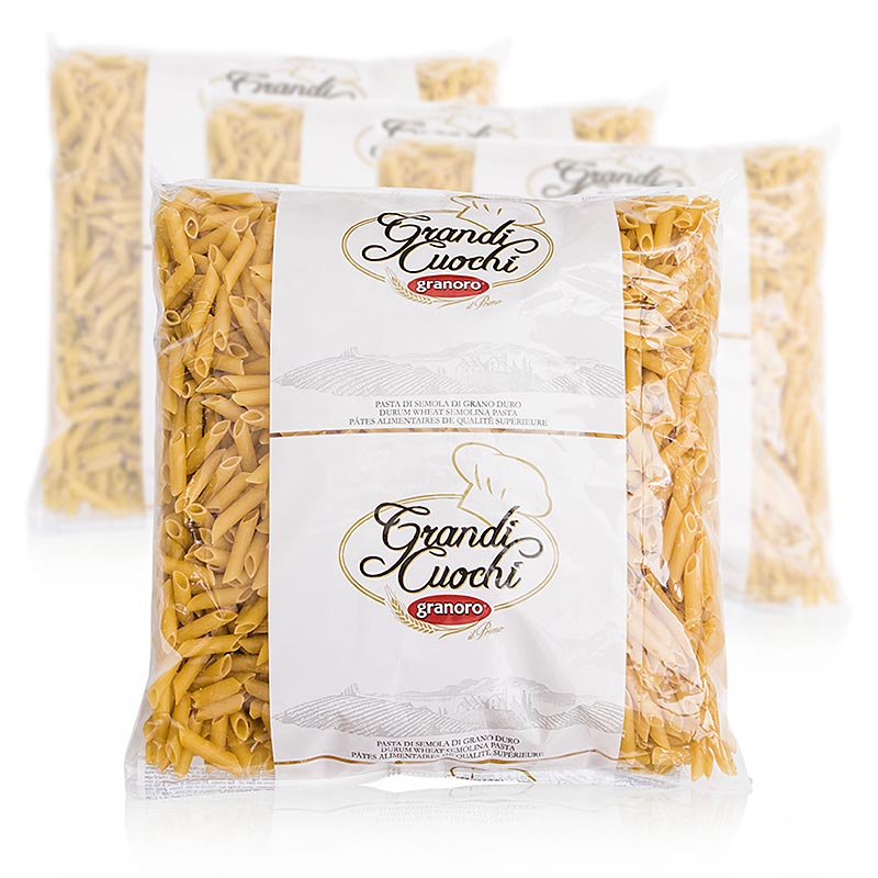 Penne Rigate Granoro, N.103 - 12kg, 4x3000g - Cartone