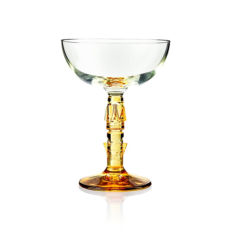 Vaso Tiki Coupe, naranja, 250 ml, Libbey Glass (824704) - 1 pieza - Cartulina