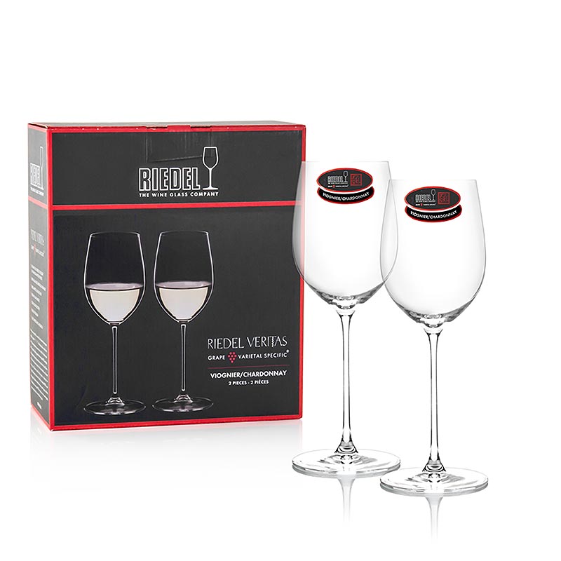Bicchiere Riedel Veritas - Viognier / Chardonnay (6449 / 05), in confezione regalo - 2 pezzi - Cartone