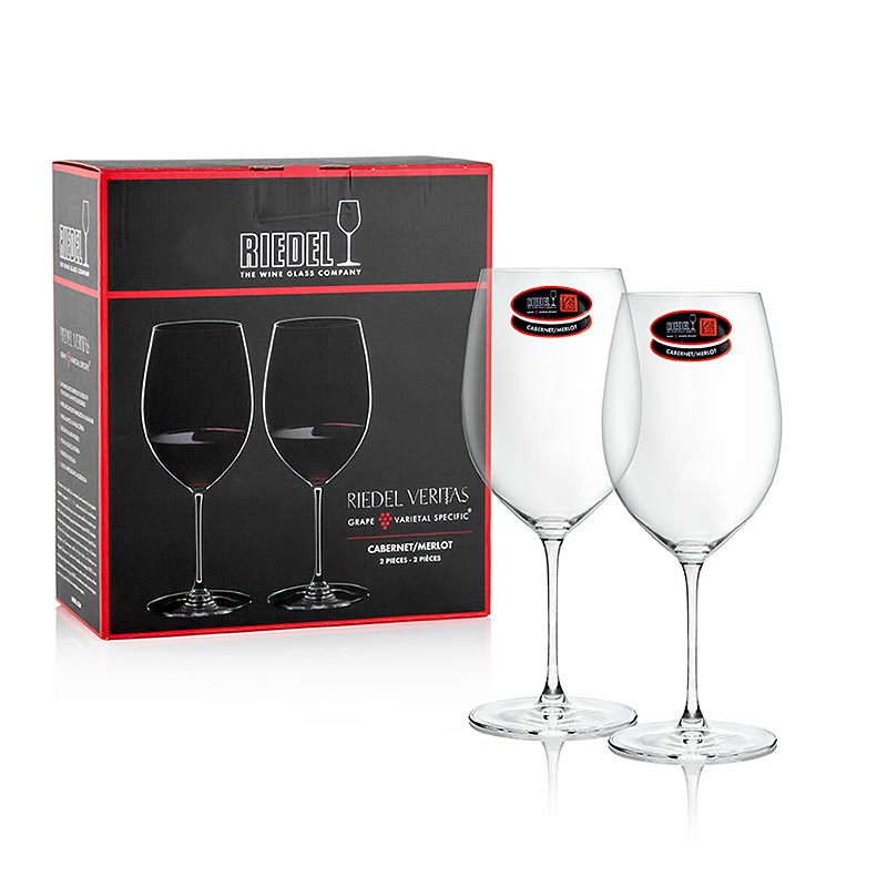 Bicchiere Riedel Veritas - Cabernet Merlot (6449 / 0), in confezione regalo - 2 pezzi - Cartone