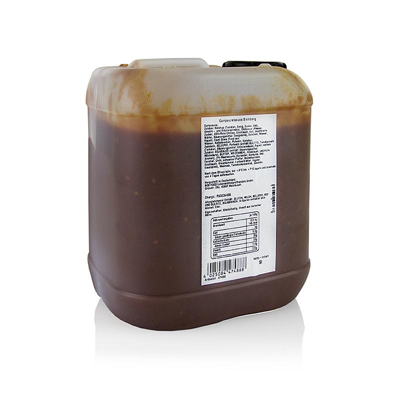 Salsa de currywurst de Stemberg - 5 litres - Pe-canista.