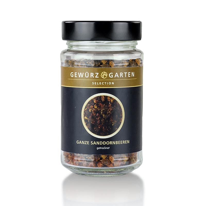 Bacche di olivello spinoso del giardino delle spezie, intere, essiccate - 60 g - Bicchiere