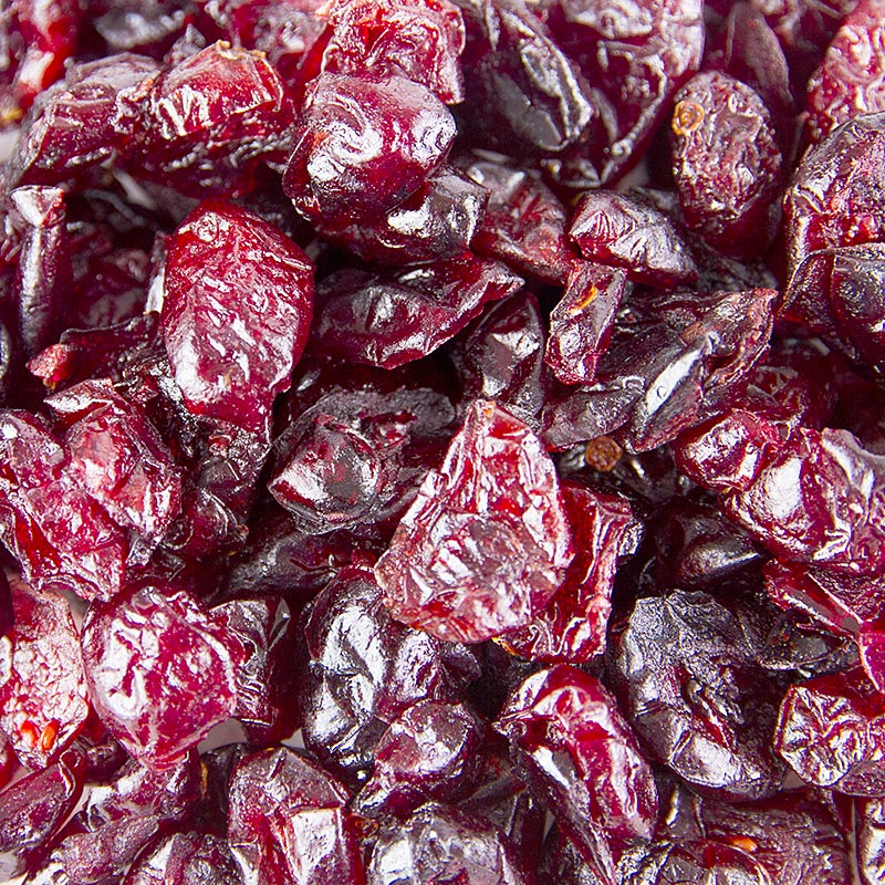 Gewurzgarten Cranberries brilhantes, secas, sem enxofre, acucaradas - 120g - Vidro Gewurzgarten Cranberries brilhantes, secas, sem enxofre, acucaradas - 120g - Vidro