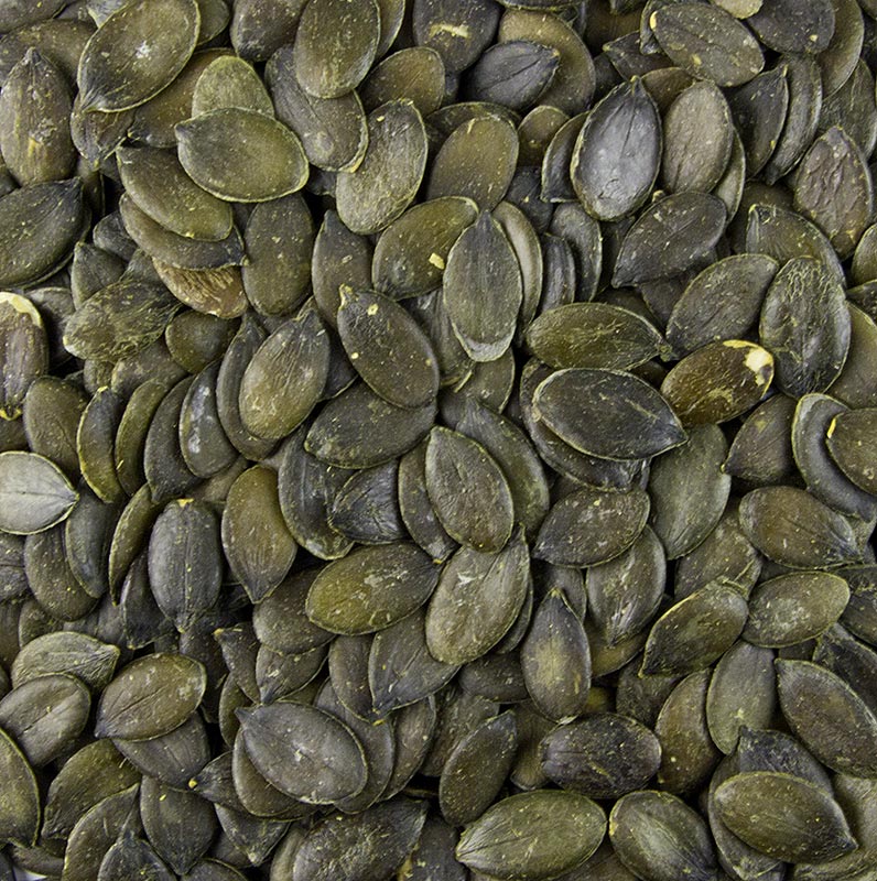Semi di zucca stiriana del Gewurzgarten, coltivati senza guscio - 140 g - Bicchiere